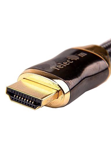 Кабель HDMI 19M/M,ver. 2.1, 8K@60 Hz 0.5m метал разъемы, нейлоновая оплетка Telecom VCOM Telecom HDMI (m) - HDMI (m) 0.5м (TCG300-0.5M) фото 2