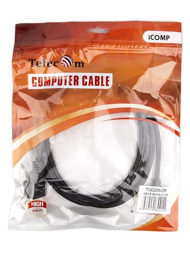 Кабель HDMI-19M --- MiniHDMI-19M ver 2.0+3D/Ethernet,2m Telecom VCOM Telecom HDMI (m) - micro-HDMI (m) 2м (TCG205-2M) фото 10