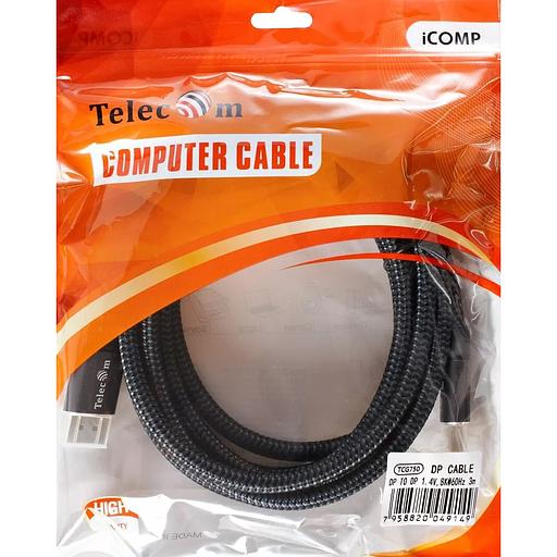 Кабель соединительный DP-DP 1.4V 8K@60Hz 3м, Telecom Pro VCOM Кабель Telecom DisplayPort (m)/DisplayPort (m) - 3 м (TCG750-3M) фото 8