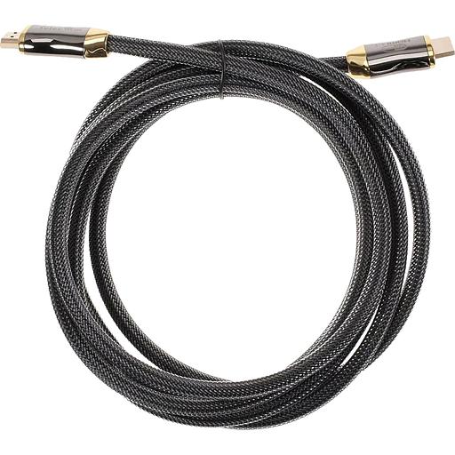 Кабель HDMI 19M/M,ver. 2.1, 8K@60 Hz 3m метал разъемы, нейлоновая оплетка Telecom VCOM Кабель Telecom HDMI (m)/HDMI (m) - 3 м (TCG300-3M) фото 7