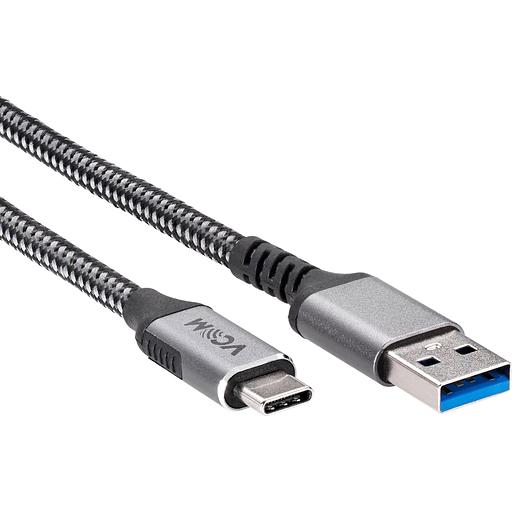 Кабель USB3.2 Gen2, AM->CM, 10Gbs, All Shell 1м VCOM Кабель VCOM 1 м (CU401M-1M) фото 1