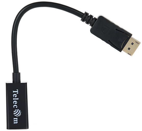 Кабель-переходник DP --> HDMI-F 0.2m, Telecom (TA553) VCOM Telecom DP --> HDMI-F 0.2м (TA553) фото 1
