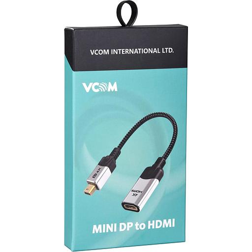 Адаптер miniDisplayPort(M) ---> HDMI(F) 0.15m 4K@60Hz VCOM Адаптер VCOM Mini DisplayPort M/HDMI F (CG616M-0.15) фото 8