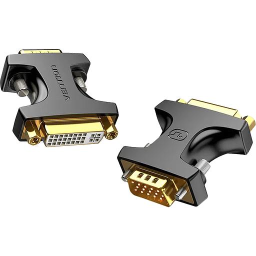 Адаптер-переходник Vention DVI-I 24+5F/ VGA 15M Адаптер-переходник Vention DVI-I 24+5F/VGA 15M (DDDB0) фото 1