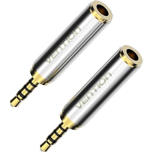Переходник Vention Jack 3.5 mm F/2.5mm M Переходник Vention mini Jack 3.5 mm F/micro Jack 2.5 mm M (VAB-S02) фото 1
