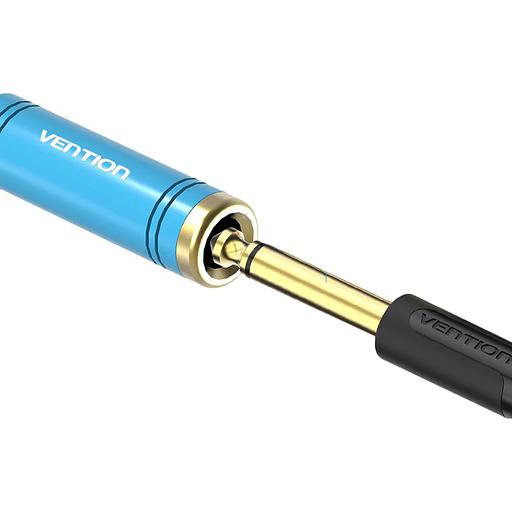 Переходник Vention Jack 3.5 mm M/6,5 mm F Переходник Vention mini Jack 3.5 mm M/Jack 6.5 mm F (VAB-S04-L) фото 2