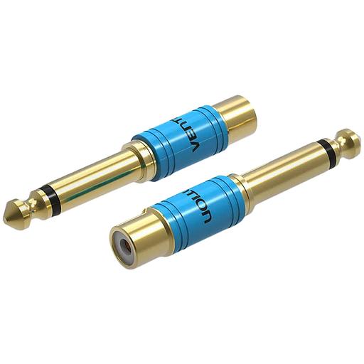 Переходник Vention jack 6.35 mm M/RCA F Vention Переходник Vention Jack 6.35 mm M/RCA F (VDD-C03) (VDD-C03) фото 1