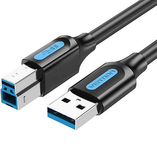 Кабель Vention USB 3.0 AM/BM - 2м Кабель Vention USB 3.0 AM/USB 3.0 BM (COOBH) фото 1