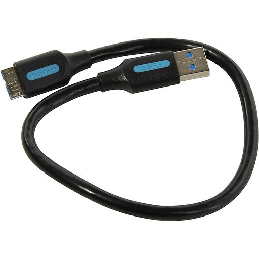 Кабель Vention USB 3.0 AM/micro B - 0,25м. Кабель Vention USB 3.0 AM/Micro-B - 0.25 м (COPBC) фото 3