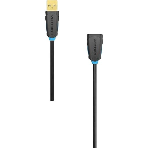 Кабель-удлинитель Vention USB 2.0 AM/AF - 1м Чёрный Кабель-удлинитель Vention USB 2.0 AM/AF - 1 м (CBCBF) фото 3