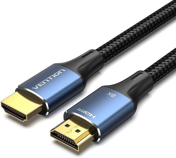 Кабель Vention HDMI Ultra High Speed v2.1 with Ethernet 19M/19M - 3м Кабель Vention HDMI Ultra High Speed v2.1 with Ethernet 19M / 19M - 3м (ALGLI) фото 1