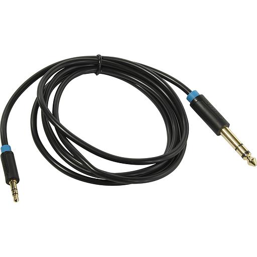 Кабель Vention аудио Jack 6,5 mm M/ 3,5 M - 1,5м Кабель Vention jack 6.5 mm(m)/mini jack 3.5 mm(m) - 1.5 м (BABBG) фото 7
