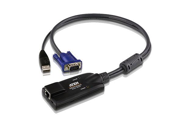 Модуль удлинителя, SVGA+KBD+MOUSE USB, 40 метр., для подкл. комп. к перекл. KH15xxA/KH15xxAi/KL15xxA/KH25xxA, макс.разреш. 1600х1200, RJ45+HD-DB15+USB A-тип, Female+2xMale, без Б.П., (DDC2B)/ATEN ATEN KA7570 фото 1