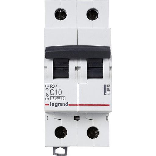 Rx3 Авт.Выкл. 4,5ka 10а 2п C Legrand 419695 фото 2