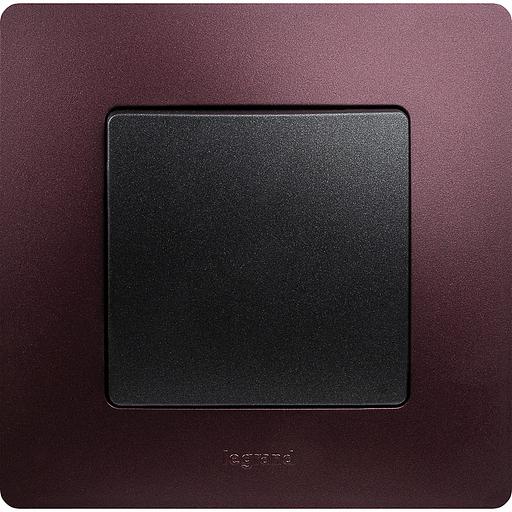 Выключатель одноклавишный, автоматические клеммы, Etika, 10AX, 250В~, антрацит Legrand 672601 фото 5