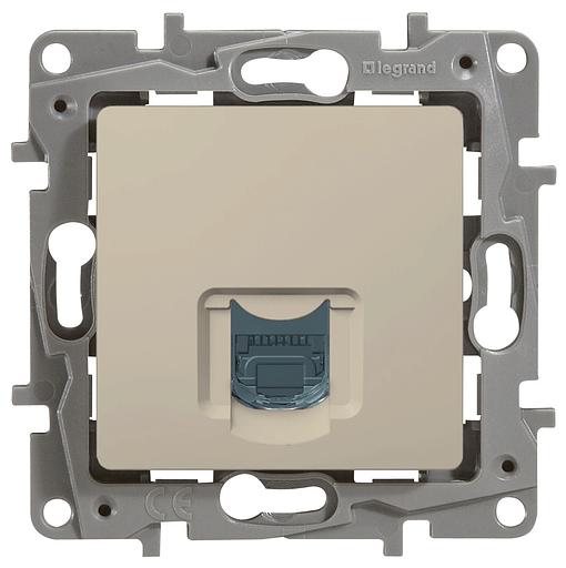 ETIKA Роз. RJ45 кат. 5 UTP, сл. кость Legrand 672341 фото 1