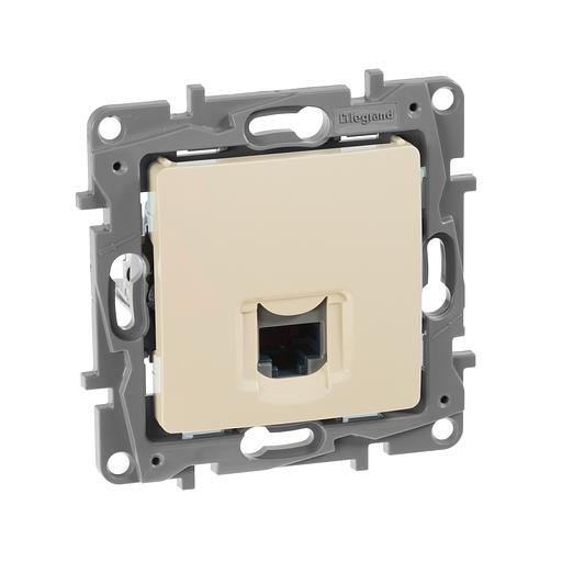 ETIKA Роз. RJ45 кат. 5 UTP, сл. кость Legrand 672341 фото 3
