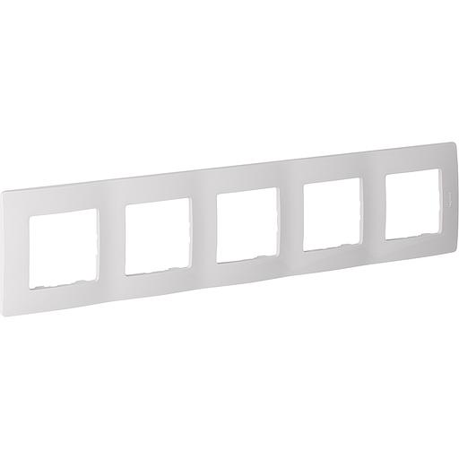 ETIKA Рамка 5 постов, бел. Legrand 672505 фото 2