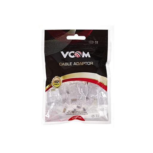 Коннекторы RJ-45 (8P8C) для UTP кабеля 6кат. ( упаковка 20шт.) VCOM VCOM NM006-1/20 фото 1