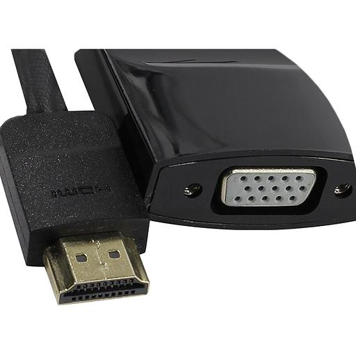 Мультимедиа конвертер Vention HDMI > VGA + аудио Мультимедиа конвертер Vention HDMI 19М/VGA F/mini Jack 3.5 mm F/micro USB 2.0 Type B F (ACHBB) фото 4