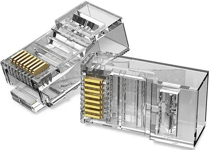 Коннектор Vention RJ45 (8p8c), cat. 5e, под витую пару (100шт.) Vention IDBR0-100 фото 1
