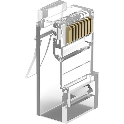 Коннектор Vention RJ45 (8p8c), cat. 5, под витую пару (10шт.) Vention Коннектор Vention RJ45 (8p8c), cat. 5, под витую пару (10шт.) (VBSJT-5U) (VBSJT-5U) фото 2
