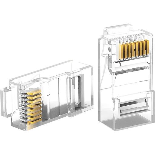 Коннектор Vention RJ45 (8p8c), cat. 5, под витую пару (10шт.) Vention Коннектор Vention RJ45 (8p8c), cat. 5, под витую пару (10шт.) (VBSJT-5U) (VBSJT-5U) фото 4