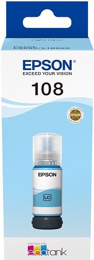 EPSON C13T09C54A Картридж 108 EcoTank Ink для Epson L8050/L18050, Light Cyan 70ml фото 1