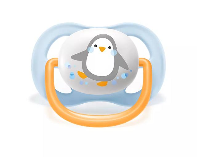 Соска-пустышка Philips Avent SCF080/05 Слон/Пингвин, 0-6 мес, 2 шт, для мальчиков Philips SCF080/05 фото 2