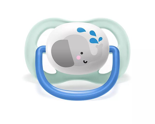 Соска-пустышка Philips Avent SCF080/05 Слон/Пингвин, 0-6 мес, 2 шт, для мальчиков Philips SCF080/05 фото 3