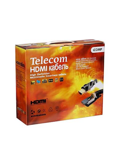 Кабель HDMI-19M --- HDMI-19M ver 2.0+3D/Ethernet,2 фильтра 15m Telecom VCOM Telecom HDMI (m) - HDMI (m) 15м (TCG200F-15M) фото 2