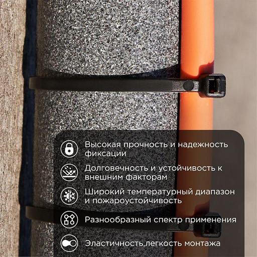 Rexant (07-0151) Хомут nylon 2.5 х 150 мм 100 шт черный фото 2