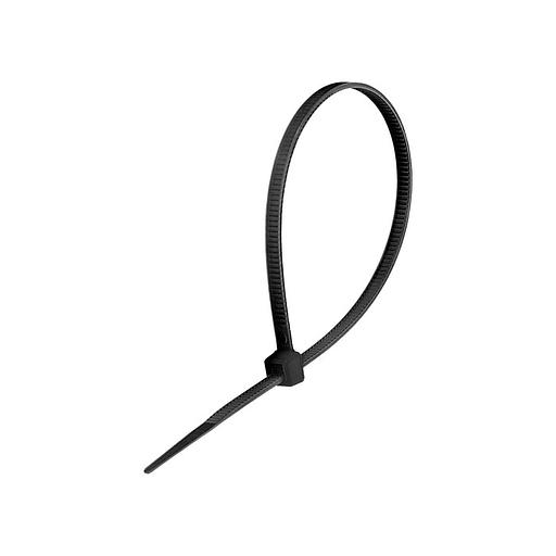 Exegate EX292899RUS Стяжка (хомут) нейлоновая ExeGate CV66-120x2.5B (нейлон 6.6, 120x2.5мм, неоткрывающаяся, halogen free, -40°C - +85°C, черная, 100 шт) фото 1