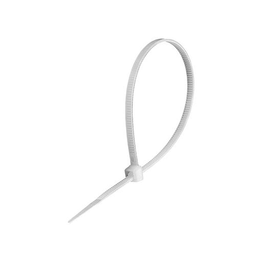 Exegate EX293125RUS Стяжка (хомут) нейлоновая ExeGate CV66-80x2.5W (нейлон 6.6, 80x2.5мм, неоткрывающаяся, halogen free, -40°C - +85°C, белая, 100 шт) фото 1