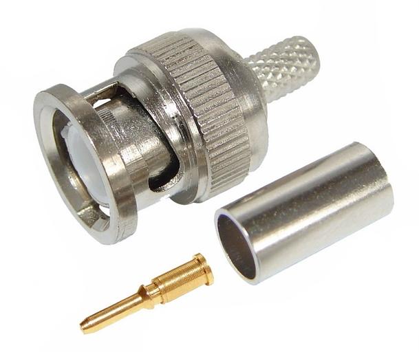 Rexant (05-3003) РАЗЪЁМ штекер BNC RG-6 обжим (01-001С) фото 1