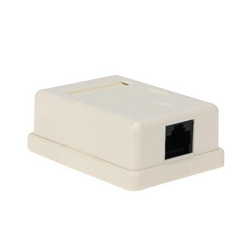 Rexant (03-0121) Розетка компьютерная внешняя 1-порт, UTP RJ-45 (8P8C), CAT 5e фото 1