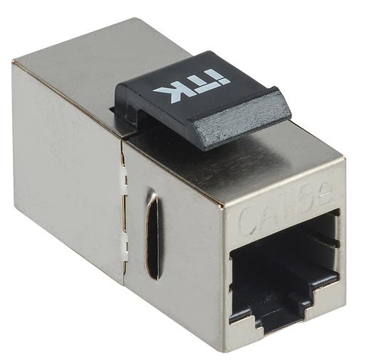 ITK CS7-1C5EF Проходной адаптер кат. 5E FTP RJ45-RJ45 Keystone Jack фото 1