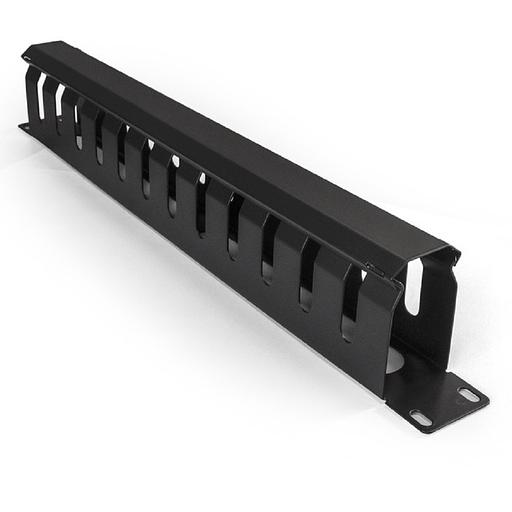 Exegate EX292871RUS Exegate EX292871RUS Кабельный органайзер ExeGate CM19-1U-12M-CV (горизонтальный 19" 1U, металлический, 2 окна в основании профиля, гребенка на 12 вырезов, глубина 45mm, с металличе фото 1