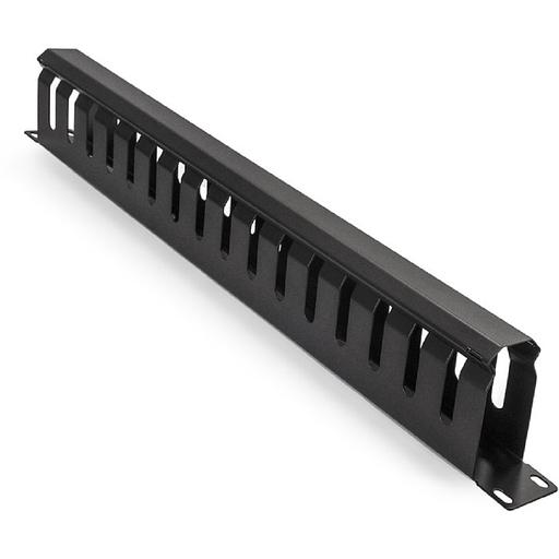 Exegate EX292872RUS Exegate EX292872RUS Кабельный органайзер ExeGate CM19-1U-16M-CV (горизонтальный 19" 1U, металлический, 2 окна в основании профиля, гребенка на 16 вырезов, глубина 45mm, с металличе фото 1