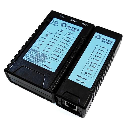 5bites LY-CT004 Тестер кабеля UTP / STP / TEL / POE / PLUG TEST фото 1