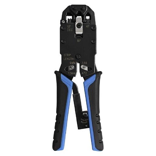 Exegate EX293155RUS Инструмент ExeGate EX-T2008R для обжима RJ-45, RJ-11/12 с храповым механизмом (прямой ход обжимки) фото 1