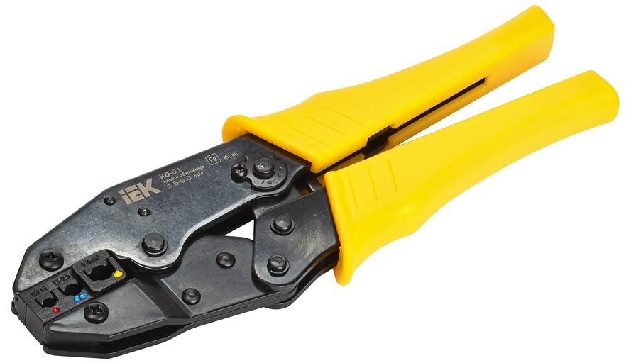 Iek TKL10-D15-006 Клещи обжимные КО-01 1,5-6мм ИЭК фото 1