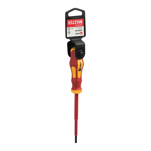 EKF sl-4-100-mas-in Отвертка Master SL4x100 мм 1000В EKF Basic фото 1