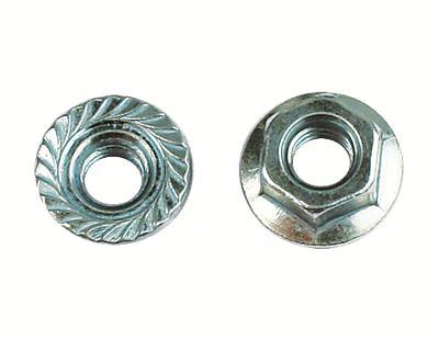 Dkc CM100600HDZ Гайка с насечкой, препятствующей откручиванию М6, горячеоцинкованная фото 1