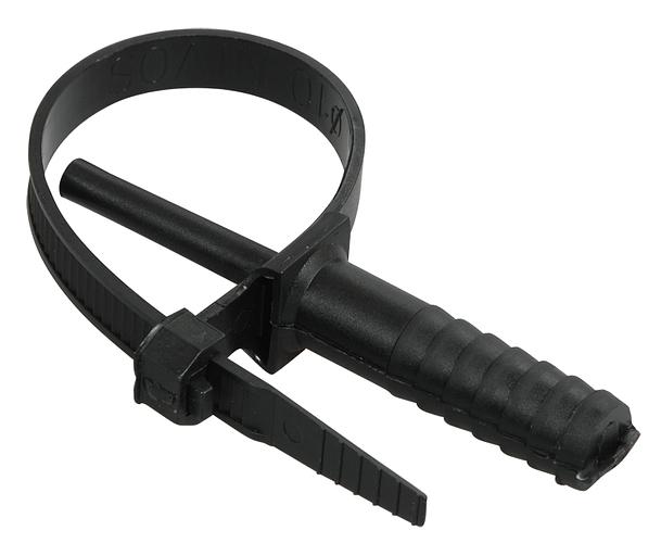 Iek UHH80-7-150-50-K02-F Хомут дюбельный ХД 7х150 черный (50шт/упак) IEK фото 1