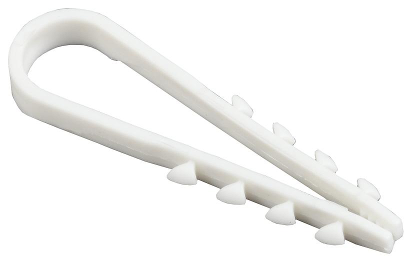 Iek UHH35-5-10-100 Дюбель хомут 5-10мм нейлон белый d=5 мм (100шт) фото 1