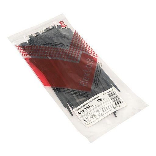 EKF plc-fl-ctsb-4.6x160 Хомут P6.6 стандартный (ч), 4.6x160 (100шт) FlexLock PROxima фото 2