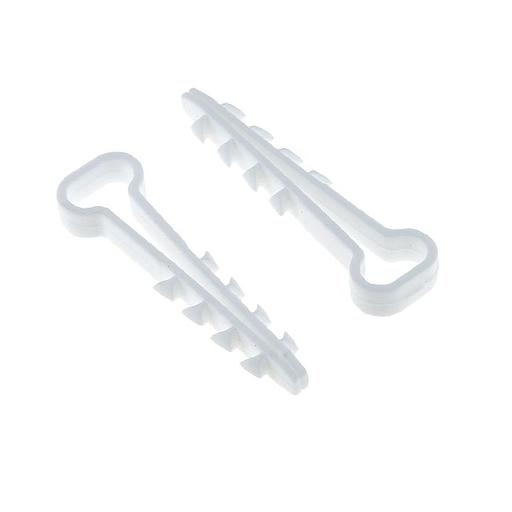 EKF plc-nccf-5x8w Дюбель-хомут для плоского кабеля (5-8мм) нейлон белый (100шт.) EKF PROxima фото 1