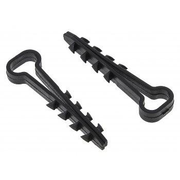 EKF plc-cd-6x14b-r Дюбель-хомут (6х14 мм) для плоского кабеля черный (10 шт.) EKF PROxima фото 1