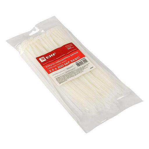 EKF plc-c-3.6x200 Хомут нейлоновый (3,6х200) (100шт.) EKF Basic фото 2